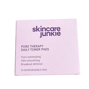 Skincare Junkie Pore‎ Therapy Daily 50 Toner Pads Beauty Face Skin
